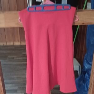 LuLaRoe Vibrant Coral Skirt
